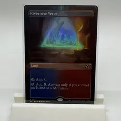 Magic: The Gathering Riverpyre Verge Rare Land DFT 0372 2023 Justin Sweet - Image 2