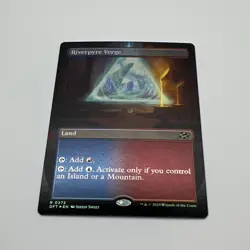 Magic: The Gathering Riverpyre Verge Rare Land DFT 0372 2023 Justin Sweet - Image 4