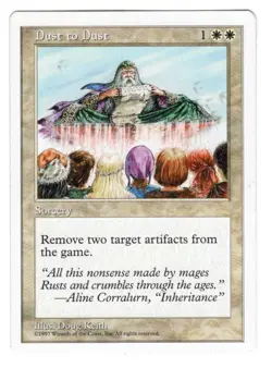 Dust to Dust (Fifth Edition Core Set, Uncommon, English, 1997) NM MTG 5th - Image 1