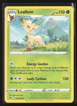 Leafeon 013/189 Rare Astral Radiance Pokemon Near Mint - Image 1