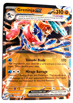 Pokemon Graniinja ex DBL Rare + FREE extra Rare card! - Image 1