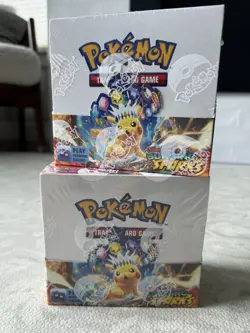 (2) Lot Pokemon Scarlet & Violet Surging Sparks Factory Sealed Booster Box - Image 1