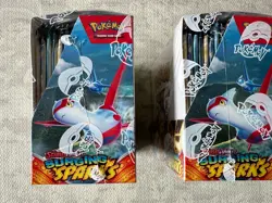 (2) Lot Pokemon Scarlet & Violet Surging Sparks Factory Sealed Booster Box - Image 3