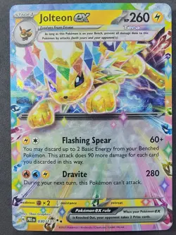 Jolteon ex 030/131 Double Rare Prismatic Evolutions Pokemon TCG - Image 1