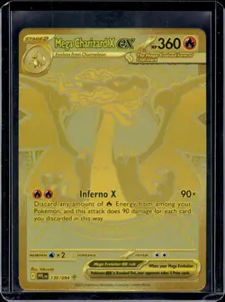 Pokemon ME02: Phantasmal Flames Mega Charizard X ex 130/094 - Image 1