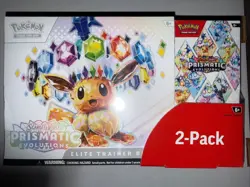 Pokemon Prismatic Evolutions ETB & Booster Bundle Costco 2-Pack - Image 1