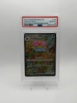 2023 POKEMON MEW EN-151 SPECIAL ILLUSTRATION RARE #198 VENUSAUR EX PSA 10 - Image 1
