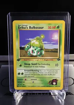Pokemon TCG: Erika's Bulbasaur, Gym Challenge 39/132, 1st Edition (NM)!!! - Image 1