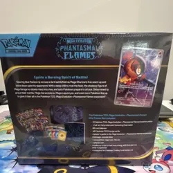 Pokemon TCG Elite Trainer Box Mega Evolution—Phantasmal Flames 9 Packs Promo - Image 2