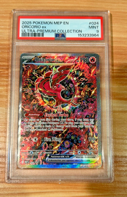 2025 Pokemon MEP Black Star Promo ORICORIO EX #24 Ultra Premium PSA 9 Mint - Image 1