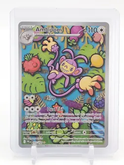 AMBIPOM 2025 POKEMON PHANTASMAL FLAMES ILLUSTRATION RARE #107/094 C Q4444 - Image 1