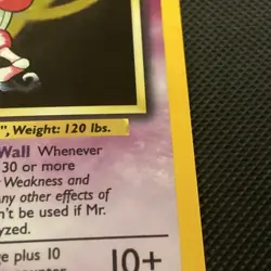Mr. Mime 06/64 Jungle Holo; Jungle Stamp ERROR; Pokemon - Image 4