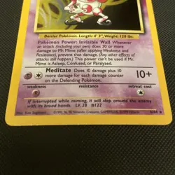 Mr. Mime 06/64 Jungle Holo; Jungle Stamp ERROR; Pokemon - Image 5