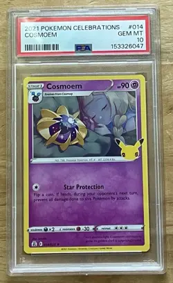 2021 POKEMON CELEBRATIONS #014 COSMOEM PSA 10 💎 📈 - Image 1