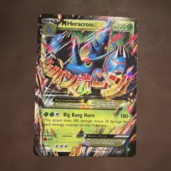 Pokemon TCG M Heracross EX 5/111 XY Furious Fists Full Art Ultra Rare Holo 220HP - Image 1