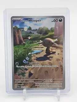 PALDEAN WOOPER 2025 POKEMON PHANTASMAL FLAMES ILLUSTRATION RARE #102/094 Q5801 - Image 1
