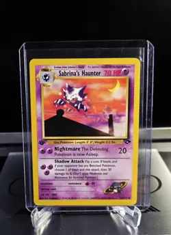 Pokemon TCG: Sabrina's Haunter, Gym Challenge #55, 1st Edition (NM)!!! - Image 1