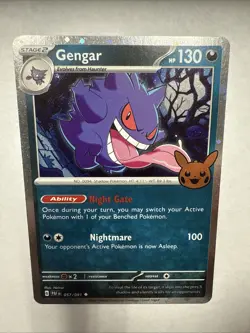 Pokemon TCG Gengar 057/091 Halloween Trick Or Trade 2024 Cosmos Holo - Image 1
