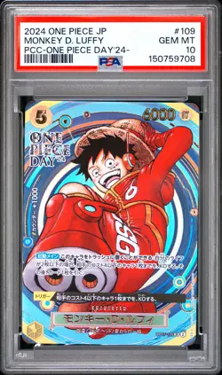 2024 ONE PIECE JPN PREMIUM COLLECTION ONE PIECE DAY'24 MONKEY D. LUFFY PSA 10 - Image 1