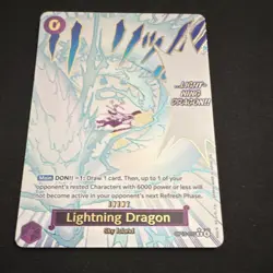 One Piece Lightning Dragon Event Sky Island OP15-077 Foil Card - Image 1