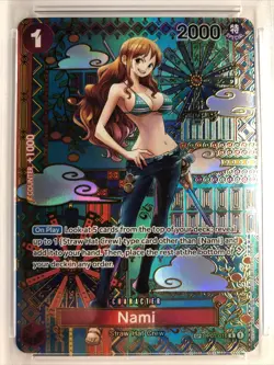 One Piece CCG PSA 10 Nami Special Alternate Art OP01-016 TCG 2023 OP05 EN - Image 4