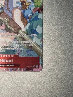 Hibari (Alternate Art) OP11-010 A Fist of Divine Speed Foil One Piece TCG - Image 4
