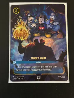 Disney Lorcana—Spooky Sight #237 Whispers in the Well—Enchanted Foil - Image 1