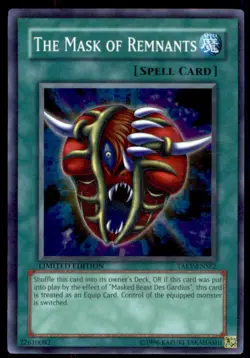 Yu-Gi-Oh! The Mask Of Remnants #TAEV-ENSE2 Light Play - Image 1