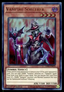 Yu-Gi-Oh! Vampire Sorcerer #GFP2-EN070 1st Edition Near Mint - Image 1