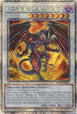 MP24-EN025 Red Dragon Archfiend Quarter Century Secret Rare 1st Ed NM YuGiOh TCG - Image 1