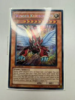 YUGIOH Winged Kuriboh Secret Rare 1st Edition LCGX-EN043 - Image 1