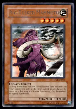Yu-Gi-Oh! Big-Tusked Mammoth #FET-EN015 Light Play - Image 1