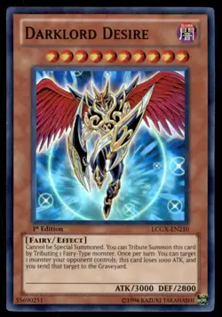 Yu-Gi-Oh! 1st Edition Darklord Desire #LCGX-EN210 Light Play - Image 1