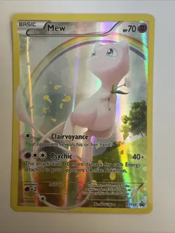 Mew XY110 XY Black Star Promo Holo Foil Pokemon TCG Card MP/LP Condition - Image 1