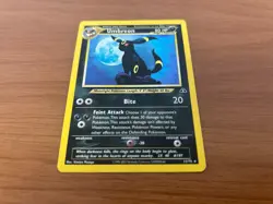Umbreon 13/75 Neo Discovery Unlimited Holo Pokemon TCG 2001 Card Ultra Rare - Image 4