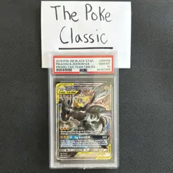 Pokemon Pikachu & Zekrom GX SM168 Black Star Promo Card PSA 10 - Image 1