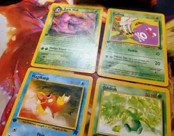 Team Rocket 1st Edition Pokemon 4 Card Lot Vintage WOTC - Image 3