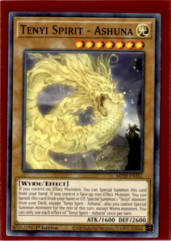 Tenyi Spirit - Ashuna | MP20-EN161 | Yu-Gi-Oh! TCG - Image 1