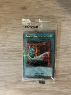 Yugioh Quarter Century Secret Rare Harpie's Feather Duster EDC1-EN001 Sealed NM - Image 1