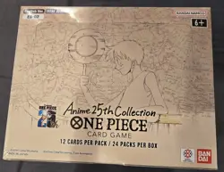 One Piece Anime 25th Collection EB-02 Booster Box 2025 Sealed English - Image 1