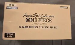 One Piece Anime 25th Collection EB-02 Booster Box 2025 Sealed English - Image 5