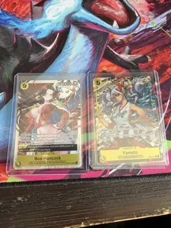 One Piece TCG Yamato EB03-057 Alt Art Rare Foil Heroines Edition Boa Hancock Lot - Image 1
