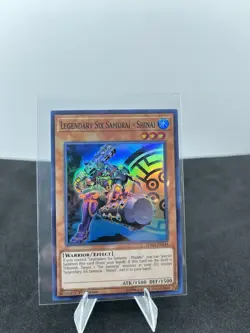 Yugi-Oh Legendary Six Samurai-Shinai 1st Edition Holofoil Card - Image 1