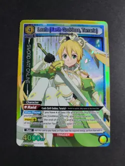 Leafa (Earth Goddess, Terraria) 011 SR Union Arena Sword Art Online Vol 2 - Image 1