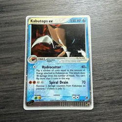 Kabutops ex 97/100 Sandstorm Holo Rare Pokemon TCG English Card eReader - Image 1