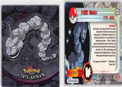 Onix #95 - Topps Chrome Trading Cards Series 2 Pokemon MP - Image 3