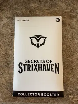 Magic: The Gathering Secrets of Strixhaven Collector Booster Pack 15 Cards MTG - Image 1