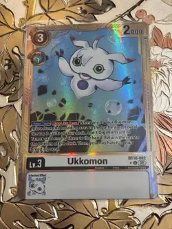 Digimon Card Game Ukkomon (Gold Border) Digimon Generation BT16-082 R - Image 1