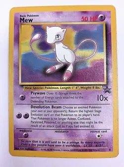 Pokemon TCG Mew Black Star Promo #8 Regular Promo Card MP - Image 1