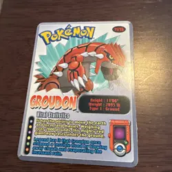 Pokemon Card Groudon 11/15 Nintendo Wendy's Promo not sealed - Image 1